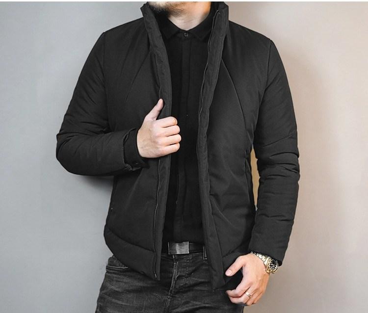 Men's Winter Warm Thick Cotton Thermal Padded Short Jacket