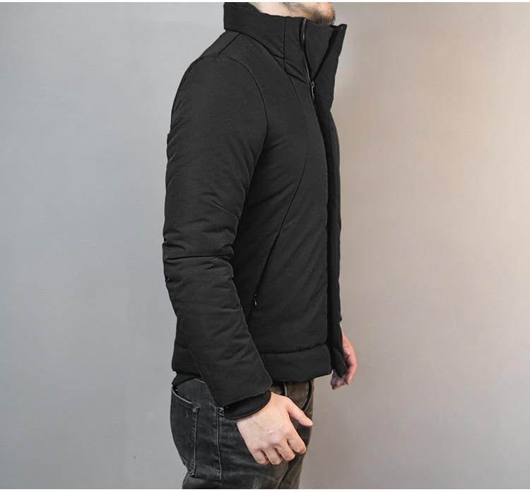 Men's Winter Warm Thick Cotton Thermal Padded Short Jacket