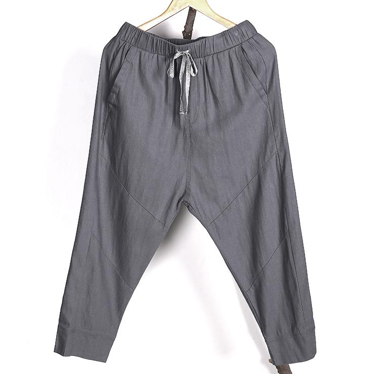 Men's Autumn Loose Linen Casual Pants