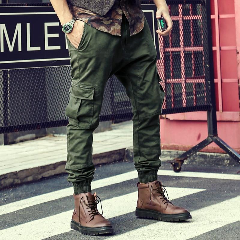 Men's Spring Elastic Casual Trousers