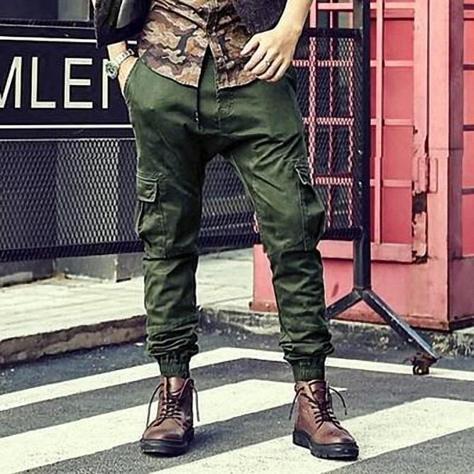 Men's Spring Elastic Casual Trousers