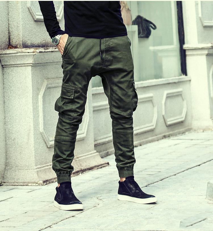 Men's Spring Elastic Casual Trousers