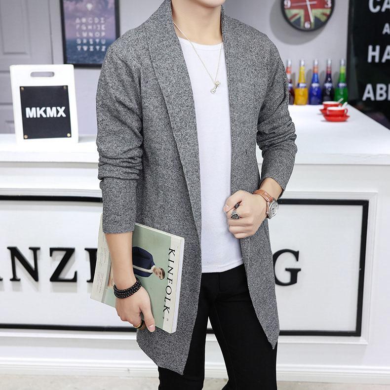 Men's Autumn/Winter Soft Cotton Knitted Cardigan