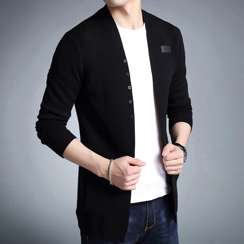 Men's Autumn Casual Cardigan With Decorative Buttons