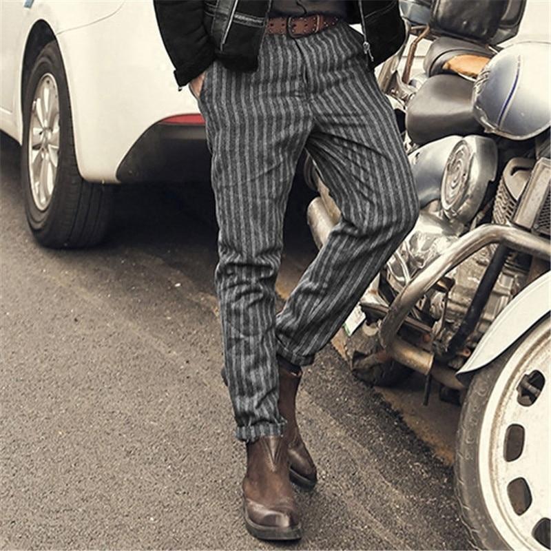 Men's Spring England Style Skinny Trousers