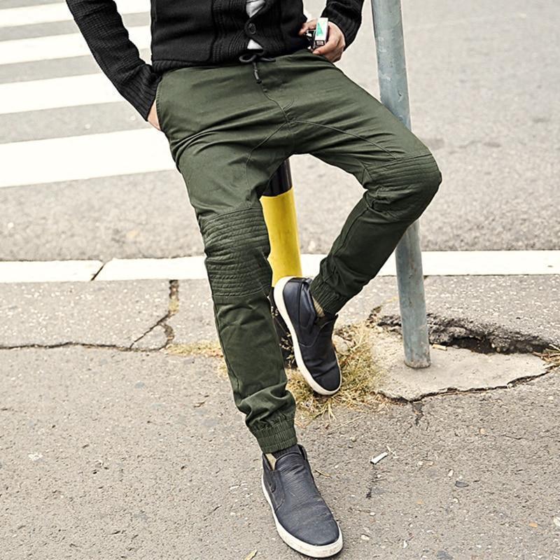 Men's Winter Elastic Cotton Trousers