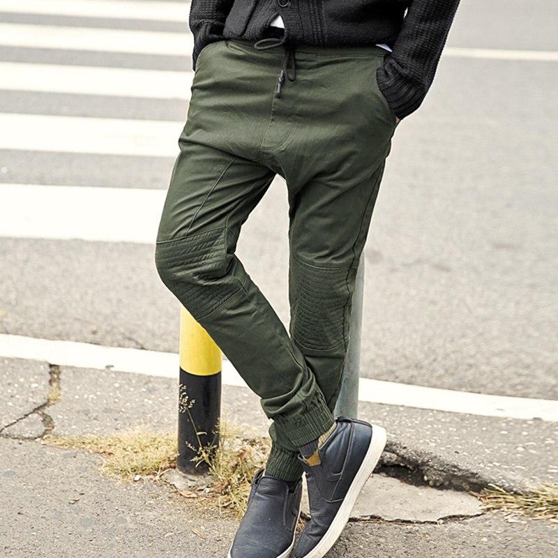 Men's Winter Elastic Cotton Trousers