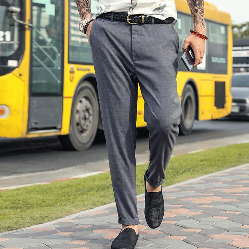 Men's Summer Hipster Slim Casual Trousers