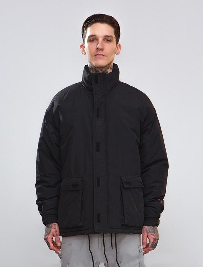 Men's Winter Warm Cotton-Padded Windproof Thick Parka