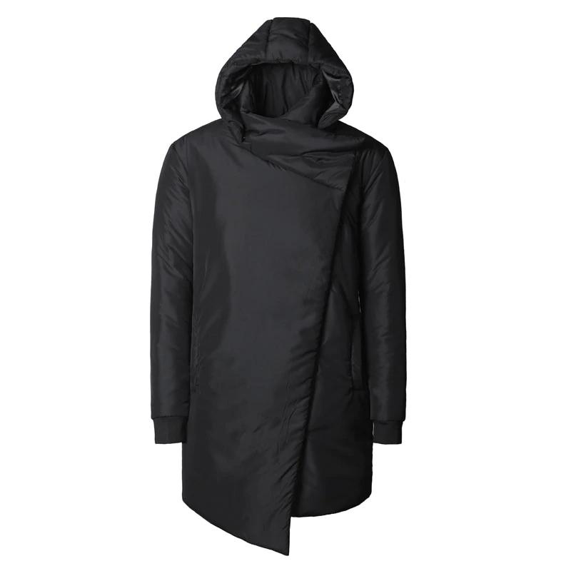 Men's Winter Thick Cotton Padded Warm Hooded Coat